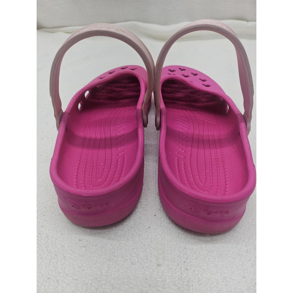 Disney Minnie Mouse Pink Crocs Women's Size 9 Vacation Travel Comfort - Picture 9 of 9